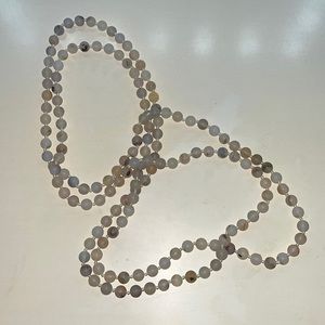 Long bead necklace
